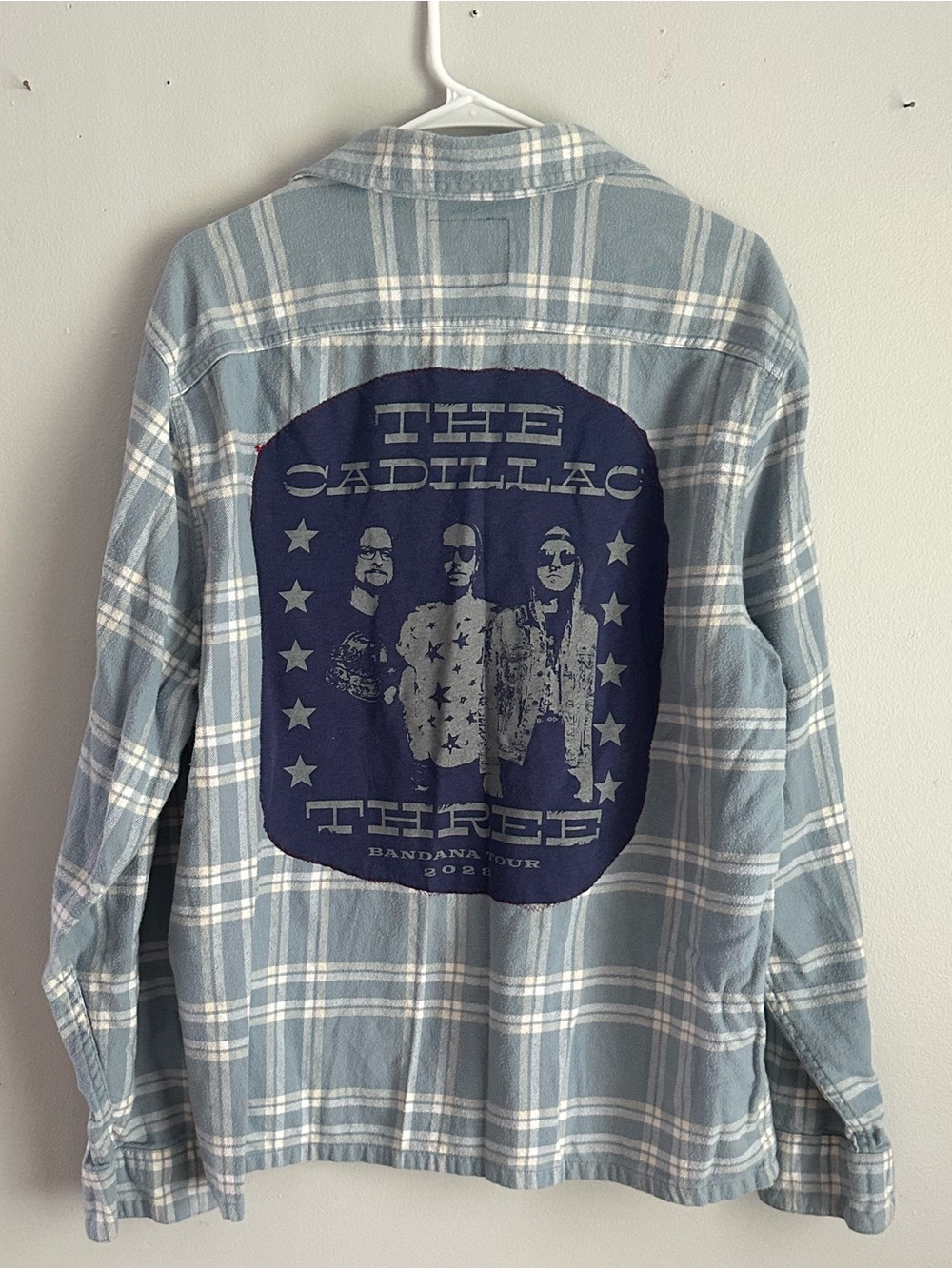 Upcycled xxl flannel the Cadillac three hollister unisex